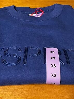 Esprit Women’s Logo Sweatshirt — Viral Costco Retro 80s - Sizes: XS